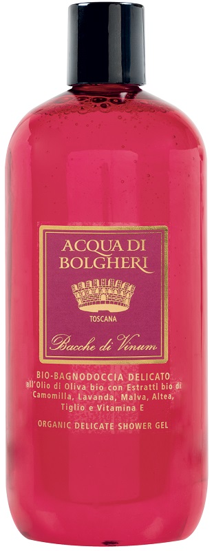 ACQUA DI BOLGHERI BIO BAGNODOCCIA BACCHE DI VINUM 500 ML - farmascienza.it