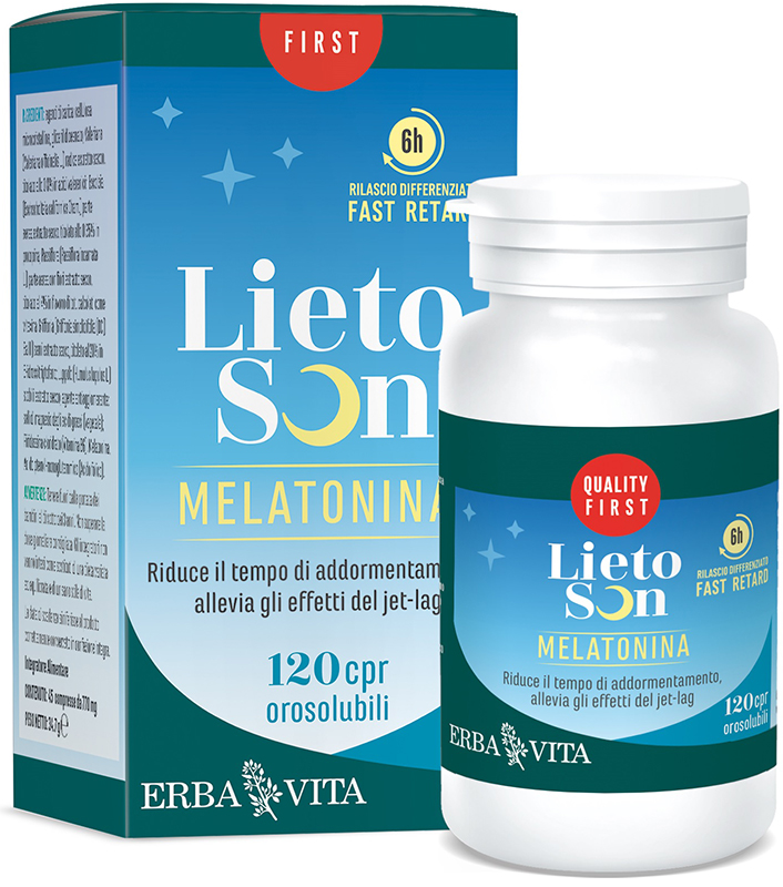 LIETOSON MELATONINA 120 COMPRESSE OROSOLUBILI - farmascienza.it
