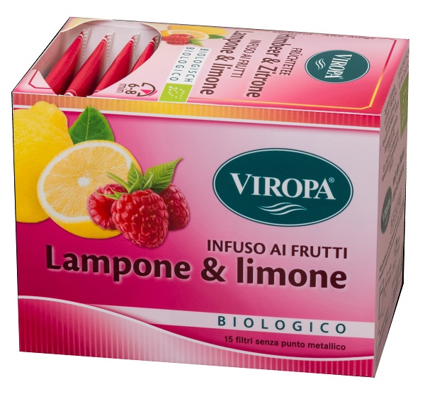 VIROPA INFUSO LAMPONE & LIMONE BIO 15 BUSTINE DA 2,7 G - farmascienza.it