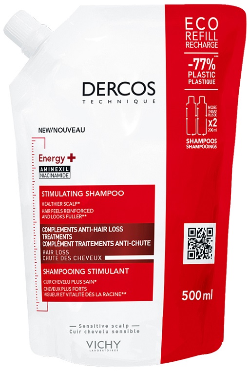 DERCOS ECO RICARICA ENERGIZZANTE 500 ML - farmascienza.it
