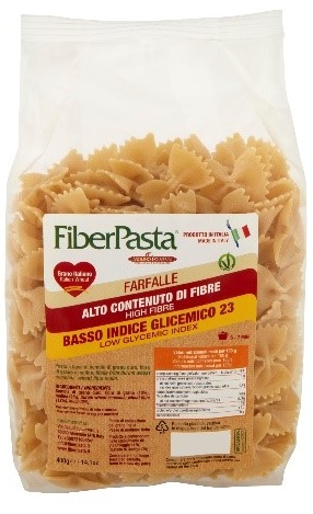 FIBERPASTA FARFALLE BASSO INDICE GLICEMICO 400 G - farmascienza.it