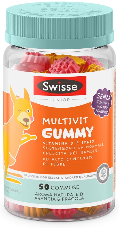 SWISSE JUNIOR MULTIVIT GUMMY 50 PASTIGLIE GOMMOSE - farmascienza.it