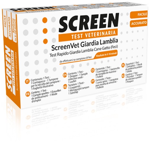 SCREENVET TEST RAPIDO GIARDIA LAMBLIA FECI CANE E GATTO - farmascienza.it