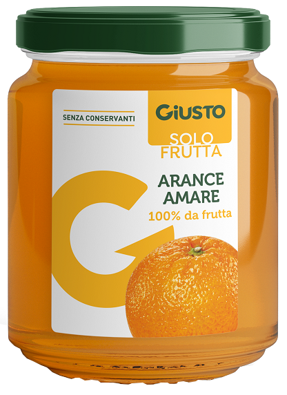 GIUSTO SOLO FRUTTA MARMELL ARANCE AMARE 284 G - farmascienza.it