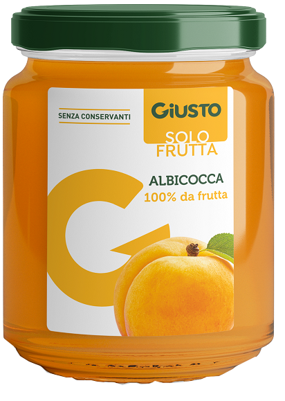 GIUSTO SOLO FRUTTA MARMELLATA ALBICOCCHE 284 G - farmascienza.it