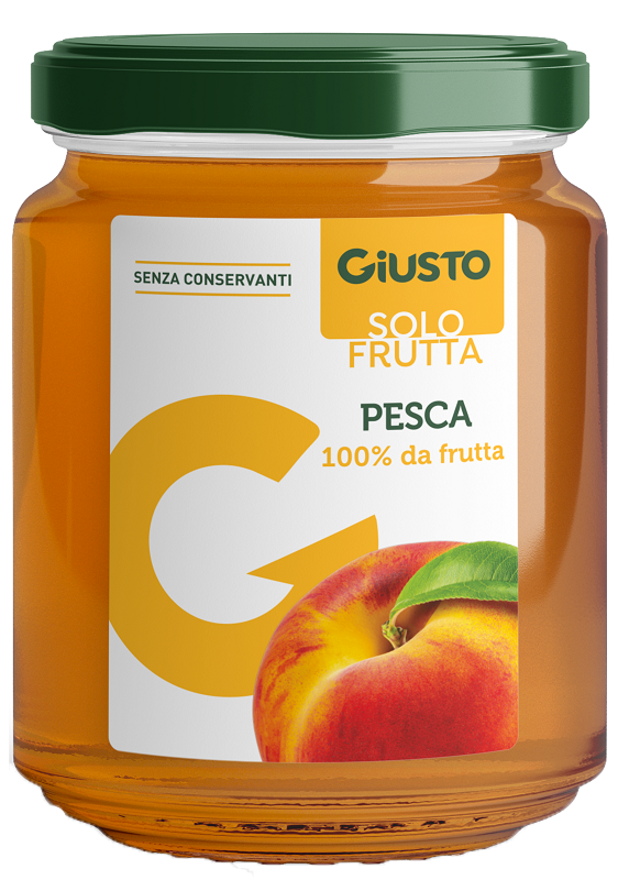 GIUSTO SOLO FRUTTA MARMELLATA PESCA 284 G - farmascienza.it