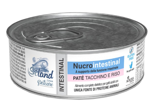 SILAND NUCROINTESTINAL UMIDO GATTO TACCHINO RISO 85 G - farmascienza.it