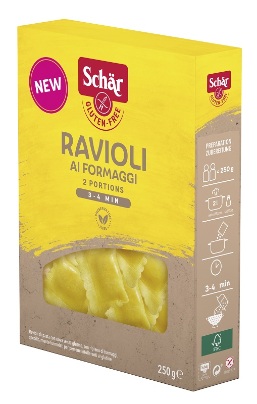 SCHAR RAVIOLI AI FORMAGGI 250 G - farmascienza.it