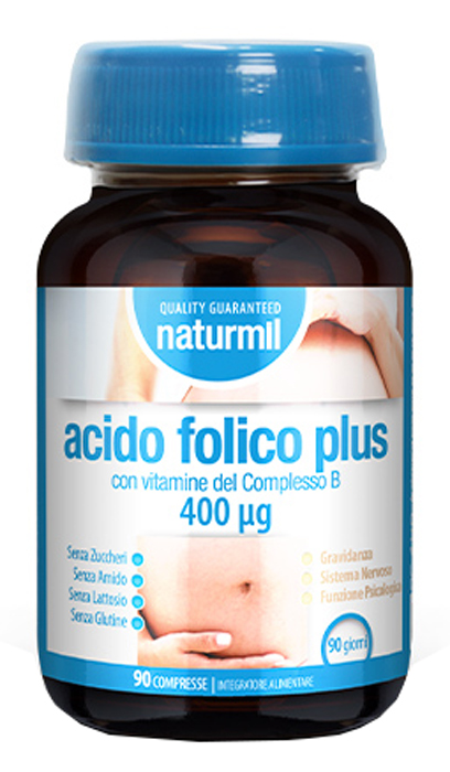NATURMIL ACIDO FOLICO PLUS 400 MCG 90 COMPRESSE - farmascienza.it