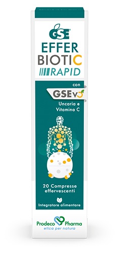 GSE EFFERBIOTIC RAPID 20 COMPRESSE - farmascienza.it