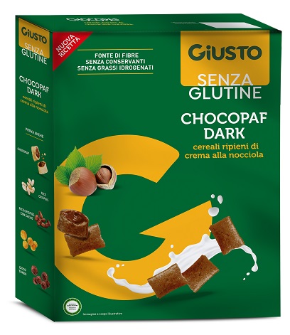 GIUSTO SENZA GLUTINE CHOCOPAFF DARK 300 G - farmascienza.it