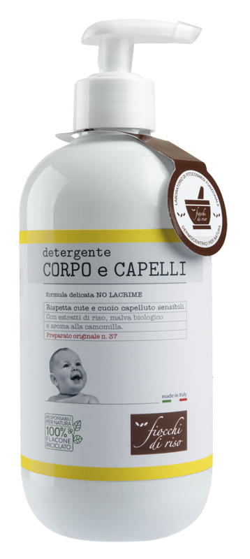 FIOCCHI DI RISO DETERGENTE CORPO/CAPELLI CAMOMILLA 400 ML - farmascienza.it