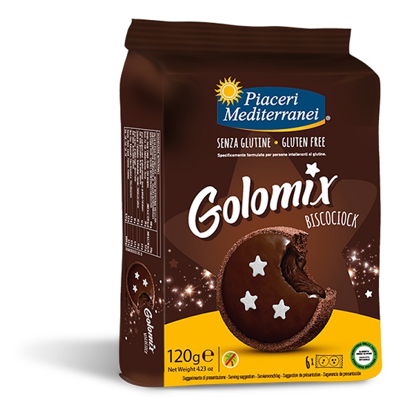 PIACERI MEDITERRANEI GOLOMIX BISCOCIOCK 6 PEZZI DA 20 G - farmascienza.it