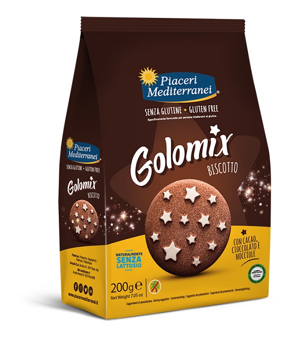 PIACERI MEDITERRANEI GOLOMIX BISCOTTO 200 G - farmascienza.it