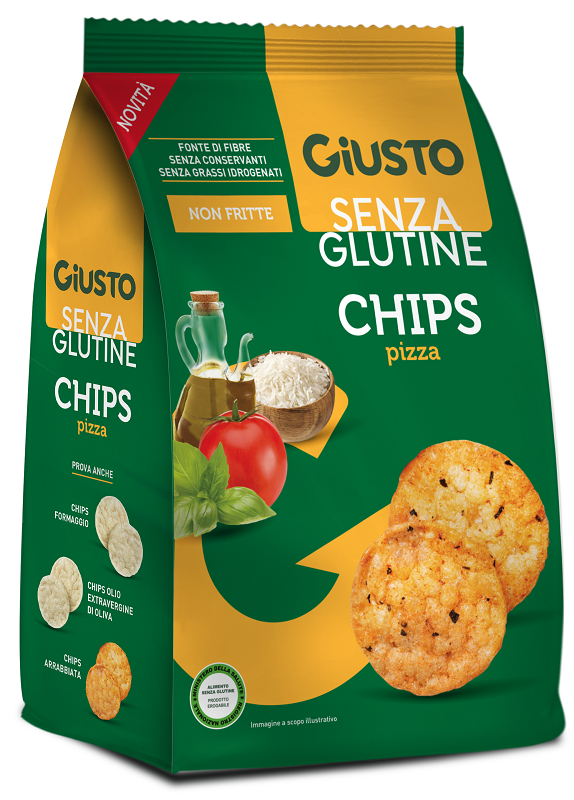 GIUSTO SENZA GLUTINE CHIPS PIZZA 40 G - farmascienza.it