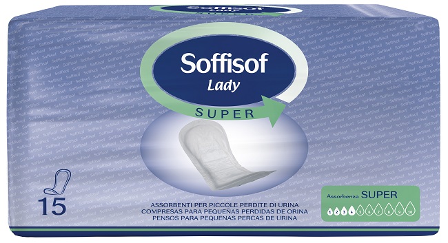 PANNOLONE PER INCONTINENZA SOFFISOF LADY CLASSIC SUPER 15 PEZZI - farmascienza.it