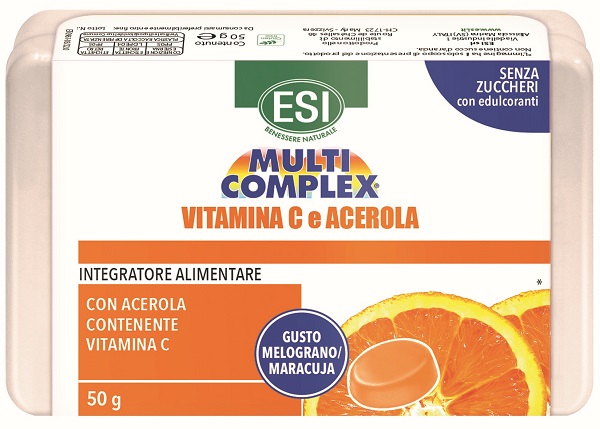 ESI MULTICOMPLEX VITAMINA C E ACEROLA CARAMELLE 50 G - farmascienza.it