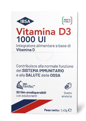 VITAMINA D3 IBSA 1000UI 30 FILM ORODISPERSIBILI - farmascienza.it