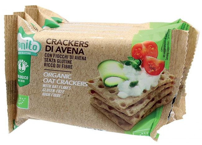 PROBIOS BIO CRACKERS AVENA CON FIOCCHI DI AVENA 4 X 35 G - farmascienza.it