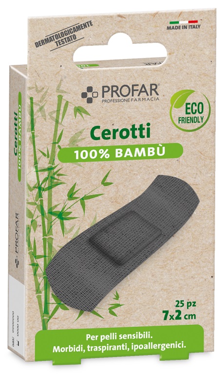 CEROTTI PROFAR BAMBU' 7X2CM 25 PEZZI - farmascienza.it