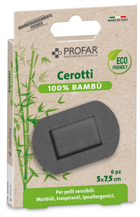 CEROTTI PROFAR BAMBU' 5X7,5CM 6 PEZZI - farmascienza.it