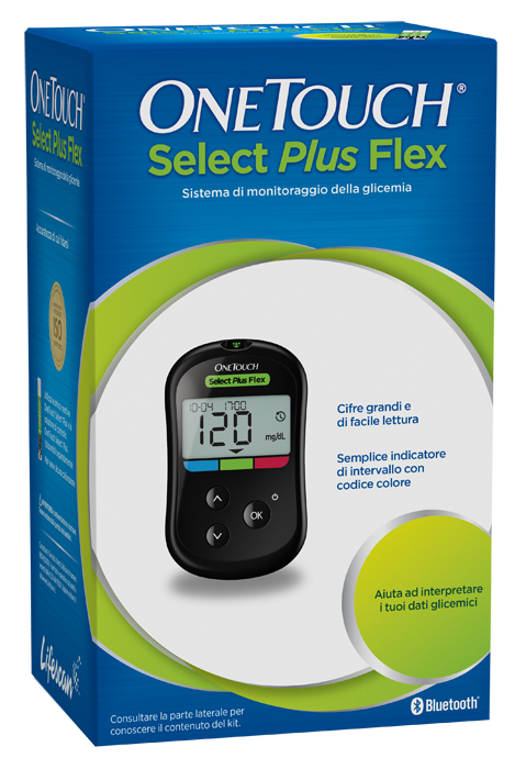 GLUCOMETRO ONE TOUCH SELECT PLUS FLEX KIT - farmascienza.it