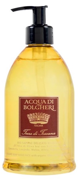 ACQUA DI BOLGHERI BIO-SAPONE MANI/VISO TERRE DI TOSCANA 500 ML - farmascienza.it