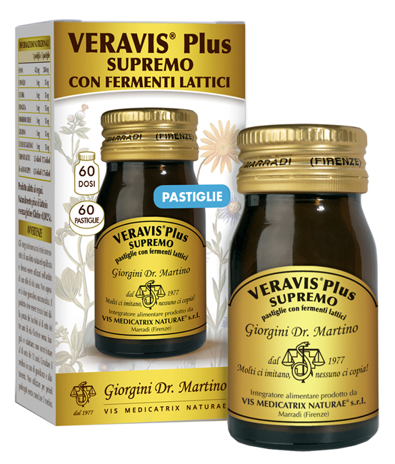 VERAVIS PLUS SUPREMO 60 PASTIGLIE FERMENTI LATTICI - farmascienza.it