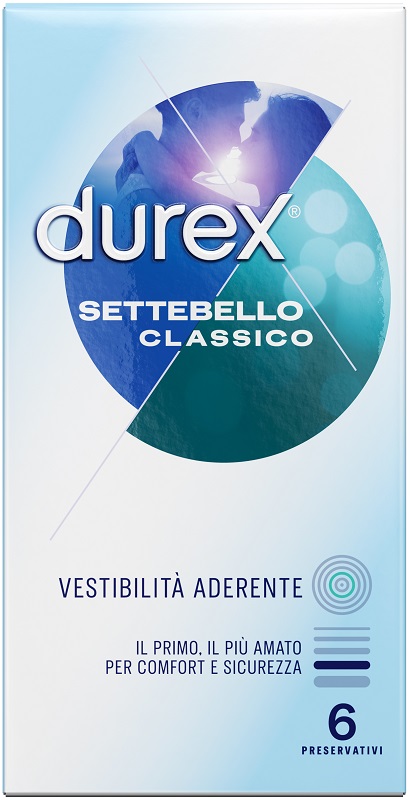 PROFILATTICO DUREX SETTEBELLO CLASSICO 6 PEZZI - farmascienza.it