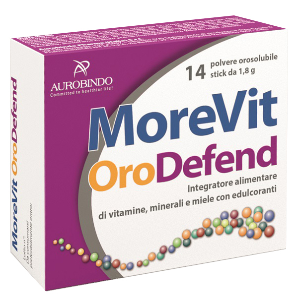 MOREVIT ORODEFEND 14 STICK 1,8 G CON EDULCORANTI - farmascienza.it