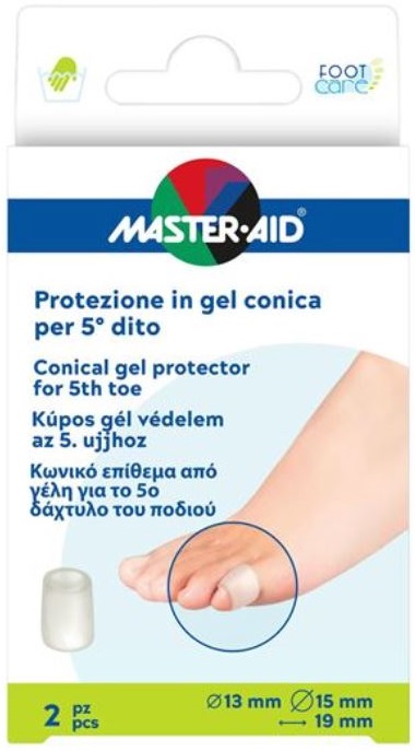 PROTEZIONE CONICA MASTER-AID FOOTCARE 5 DITO 2 PEZZI C3 - farmascienza.it