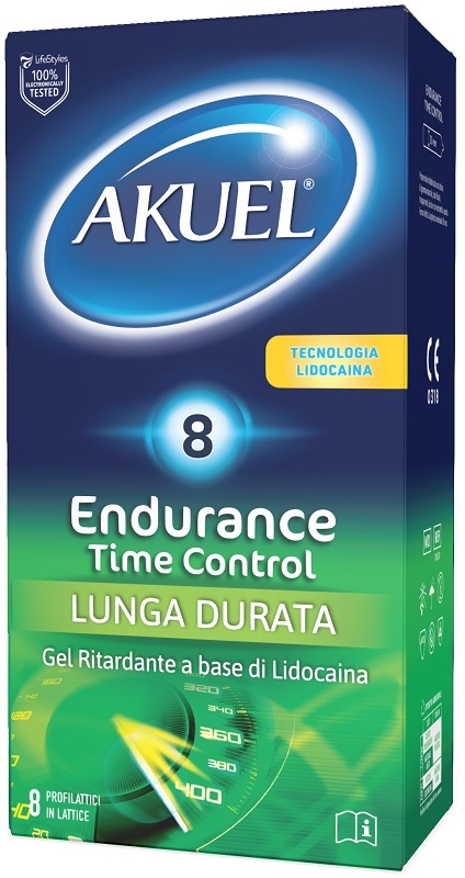 PROFILATTICO AKUEL ENDURANCE TIME CONTROL 8 PEZZI - farmascienza.it