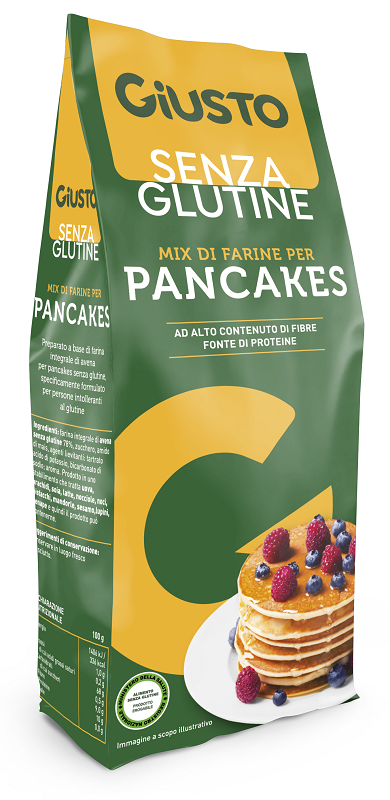 GIUSTO SENZA GLUTINE MIX PANCAKE 400 G - farmascienza.it
