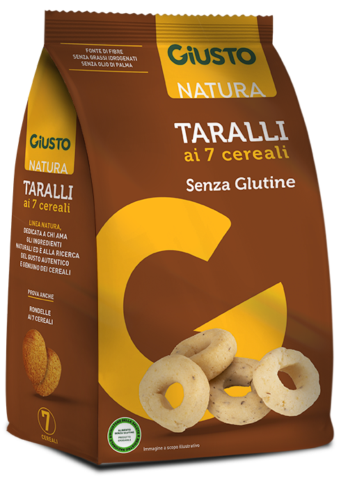 GIUSTO SENZA GLUTINE TARALLI 7 CEREALI 175 G - farmascienza.it