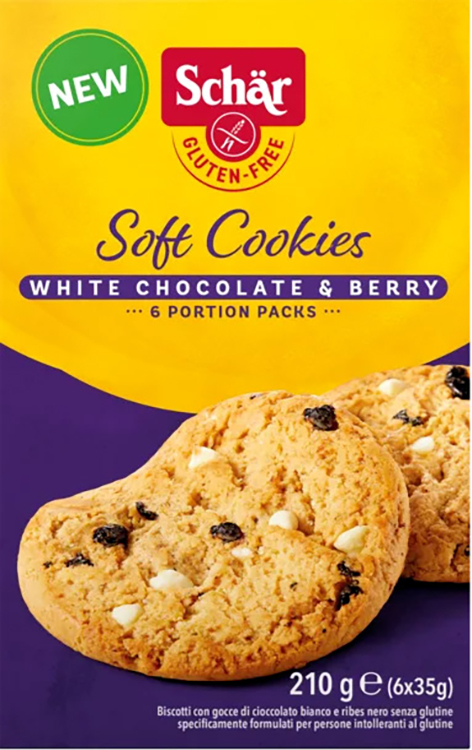 SCHAR SOFT COOKIE WHITE CHOCOLATE 210 G - farmascienza.it