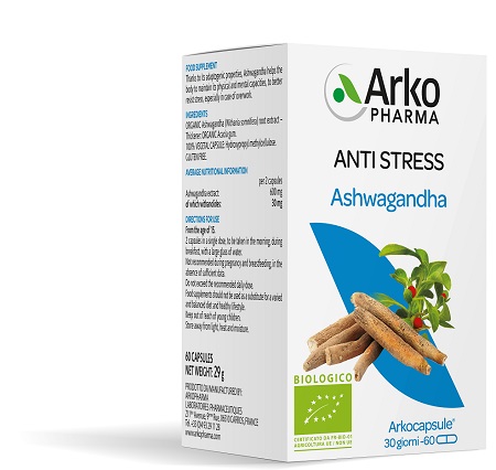 ARKOCPS ASHWAGANDHA BIO 60 CAPSULE - farmascienza.it