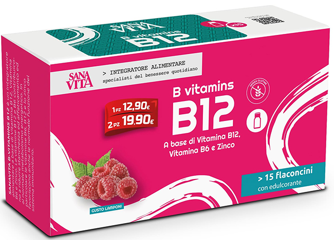SANAVITA B VITAMINS B12 15 FLACONCINI - farmascienza.it