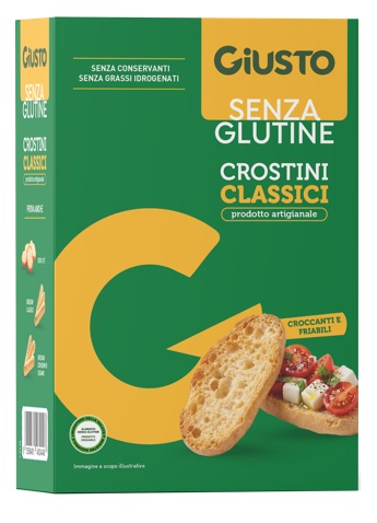 GIUSTO SENZA GLUTINE CROSTINI 200 G - farmascienza.it