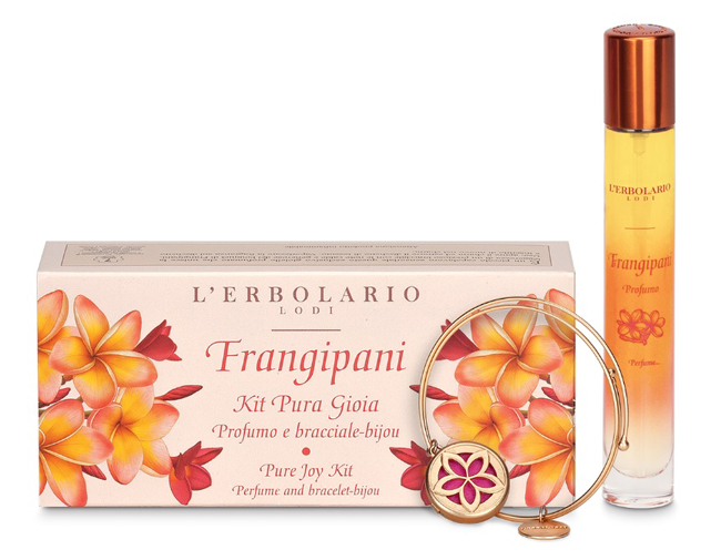 FRANGIPANI KIT PURA GIOIA PROFUMO 15 ML + BRACCIALE BIJOU EDIZIONE LIMITATA - farmascienza.it
