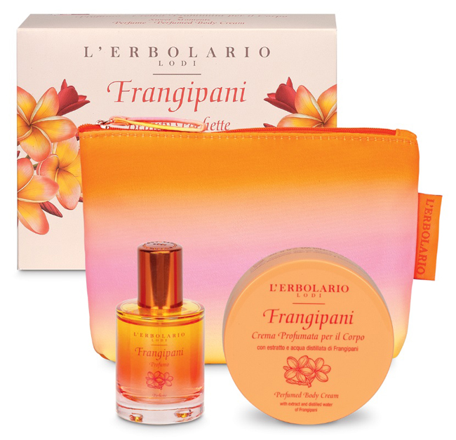 FRANGIPANI BEAUTY POCHETTE DOLCI ATTIMI PROFUMO 30 ML + CREMA PROFUMATA CORPO 75 ML EDIZIONE LIMITATA - farmascienza.it