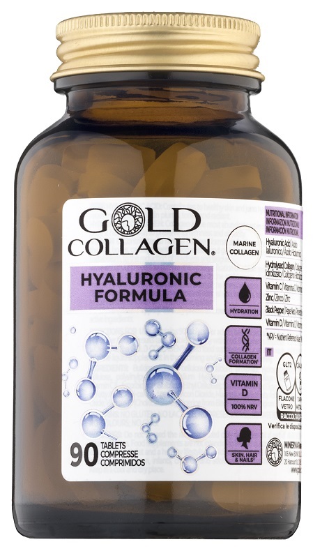 GOLD COLLAGEN HYALURONIC 90 COMPRESSE - farmascienza.it