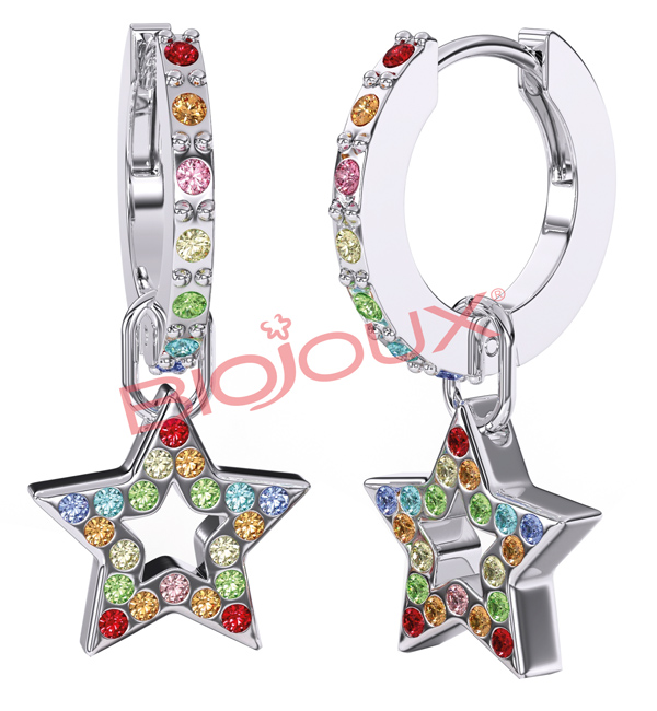 BJT281 ORECCHINI GINEVRA STAINLESS STEEL - farmascienza.it