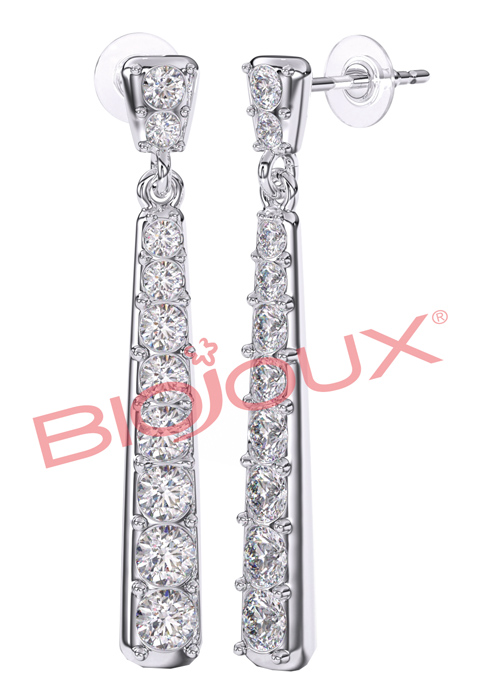 BJT284 ORECCHINI JASMINE 35 STAINLESS STEEL - farmascienza.it