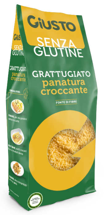 GIUSTO SENZA GLUTINE GRATTUGIATO PANATURA CROCCANTE 200 G - farmascienza.it