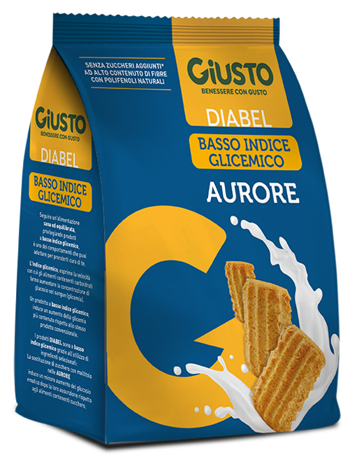 GIUSTO DIABEL BISCOTTO AURORE 150 G - farmascienza.it