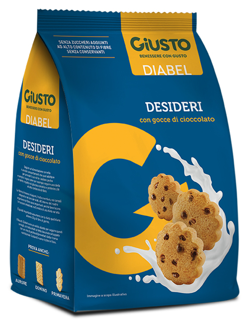 GIUSTO DIABEL BISCOTTO DESIDERI 150 G - farmascienza.it