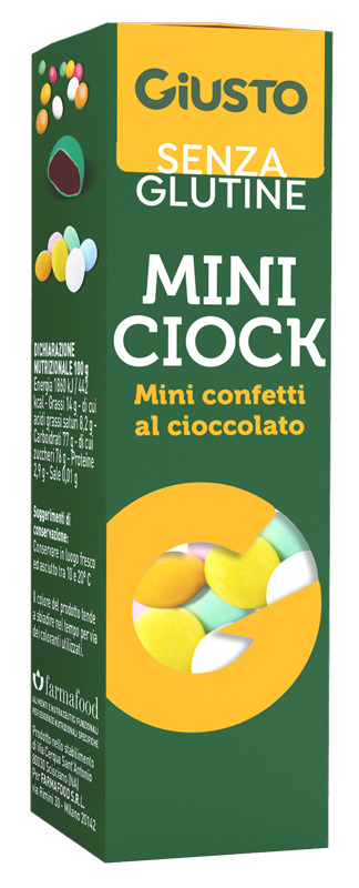 GIUSTO SENZA GLUTINE MINI CIOCK 40 G - farmascienza.it