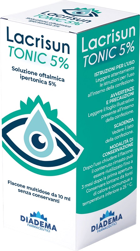 SOLUZIONE OFTALMICA IPERTONICA LACRISUN TONIC 5% 10 ML - farmascienza.it