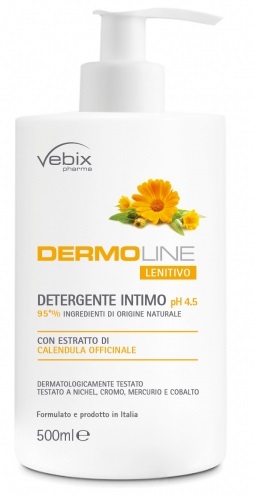 VEBIX DERMOLINE CALENDULA DETERG.INTIMO 500 ML - farmascienza.it