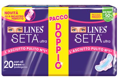 LINES SETA ULTRA ASSORBENTI ALI VP 20 PEZZI - farmascienza.it